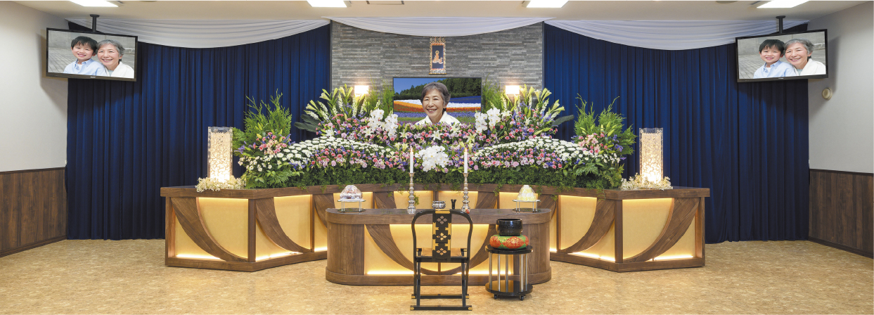本館50万円の祭壇イメージ